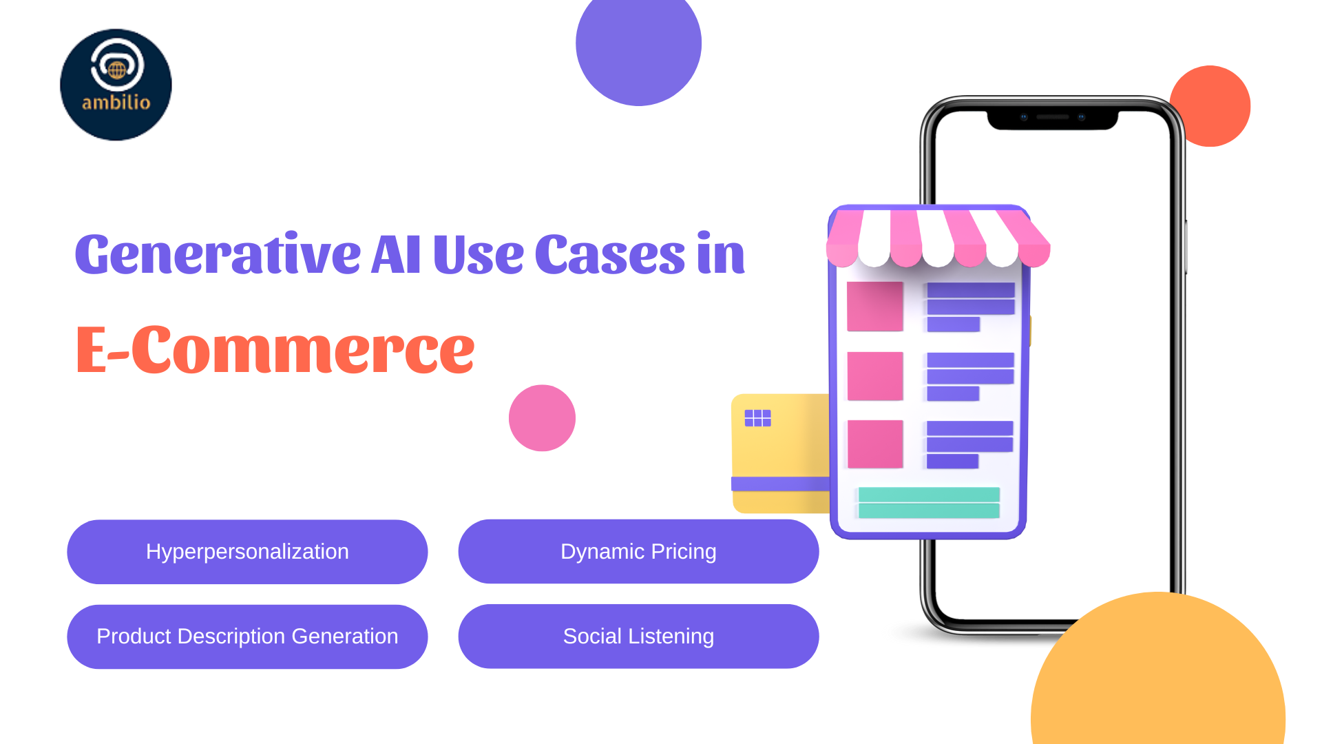 Generative AI Use Cases in E-commerce