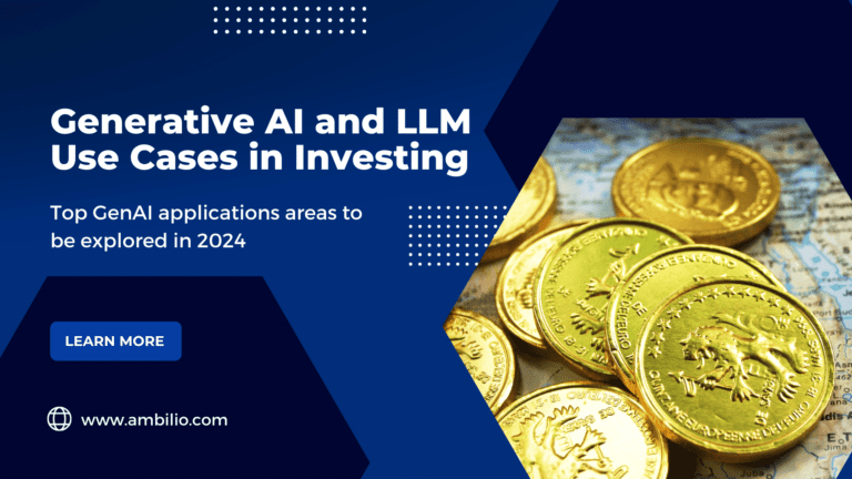 Generative AI and LLM Use Cases in Investing