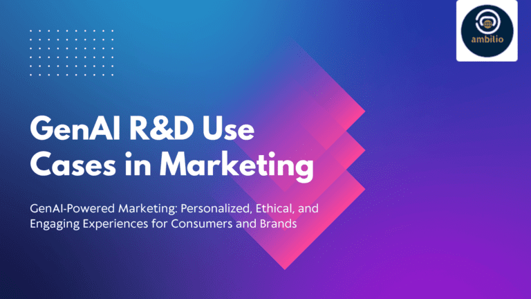 Top GenAI and LLM Based R&D Opportunities in Marketing and Advertising