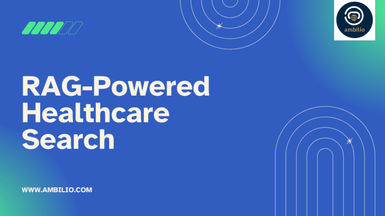 RAG-Powered Healthcare Search Experience - Generative AI in Healthcare