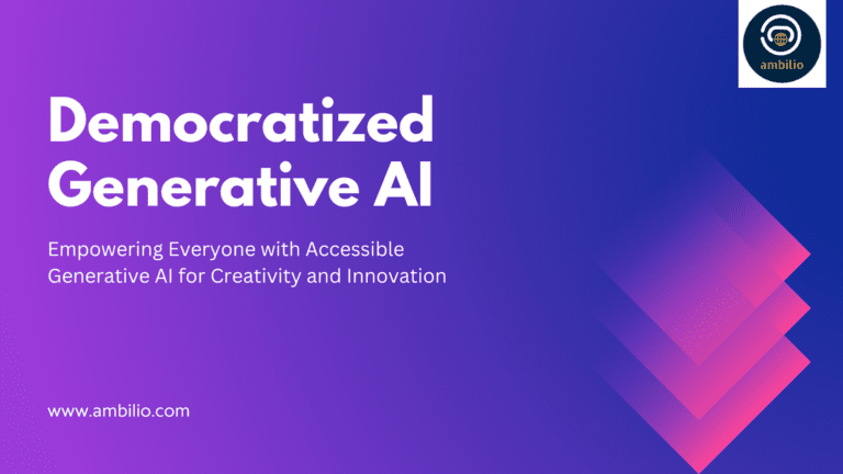 Democratized Generative AI