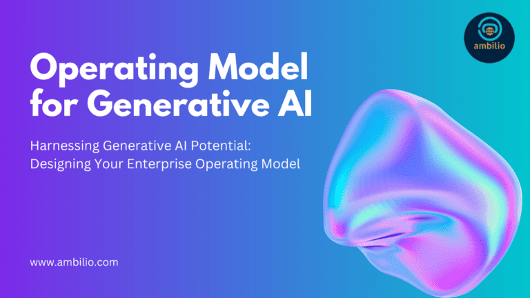 Operating Model for Generative AI