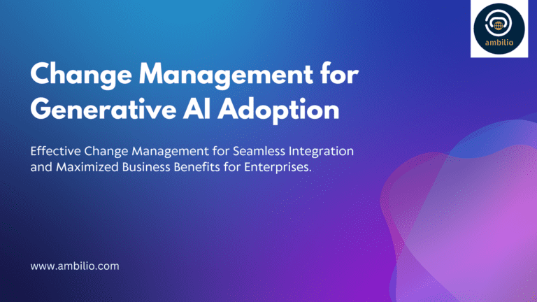 Change Management for Generative AI Adoption