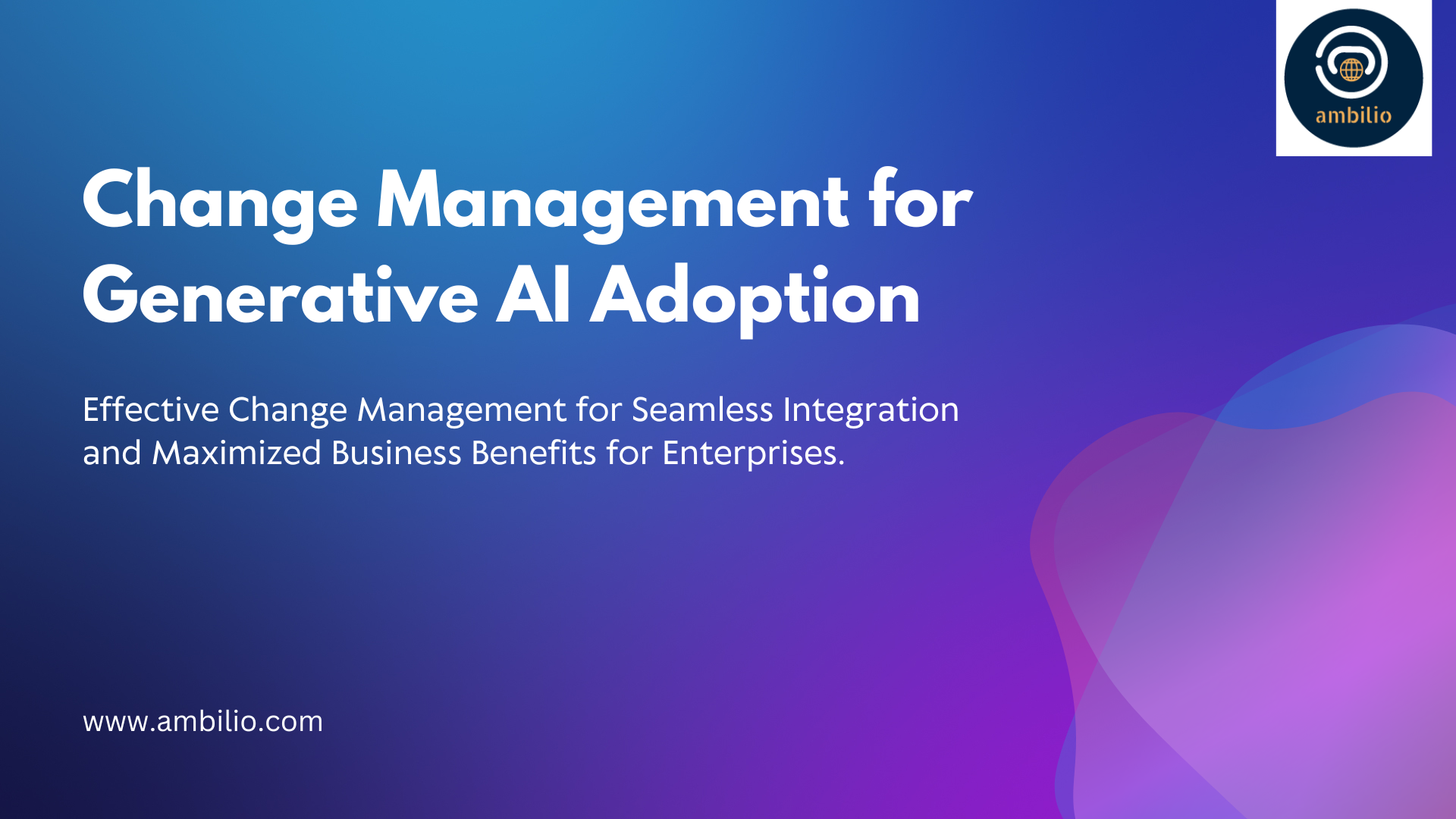 Change Management for Generative AI Adoption