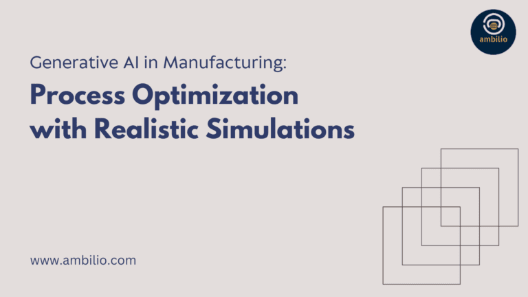 Generative AI for Process Optimization with Realistic Simulations