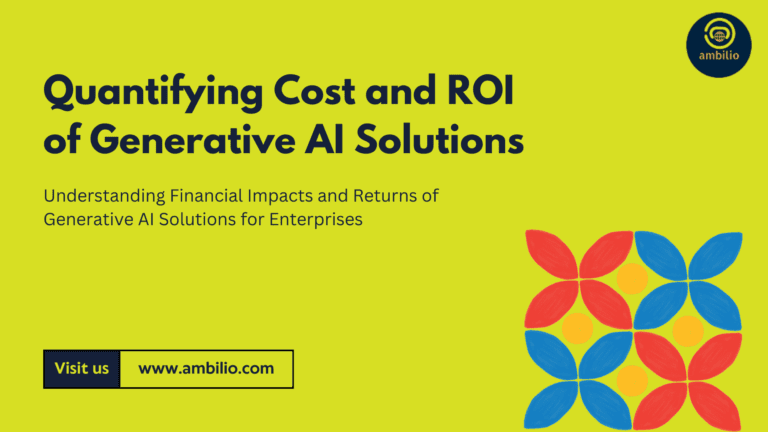 Cost and ROI of Generative AI Solutions