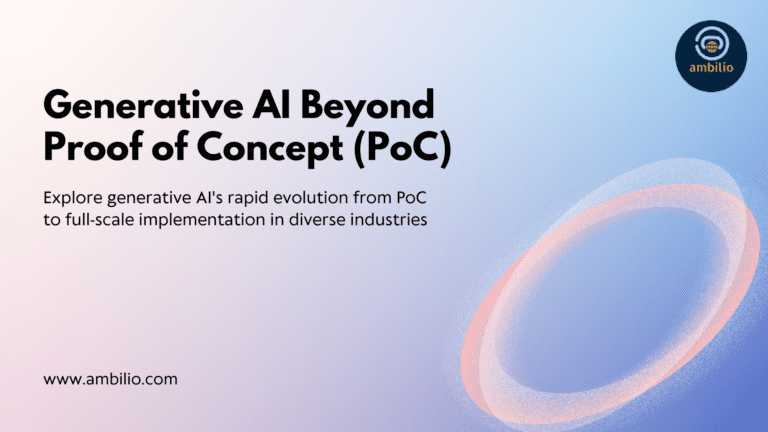 generative AI beyond PoC