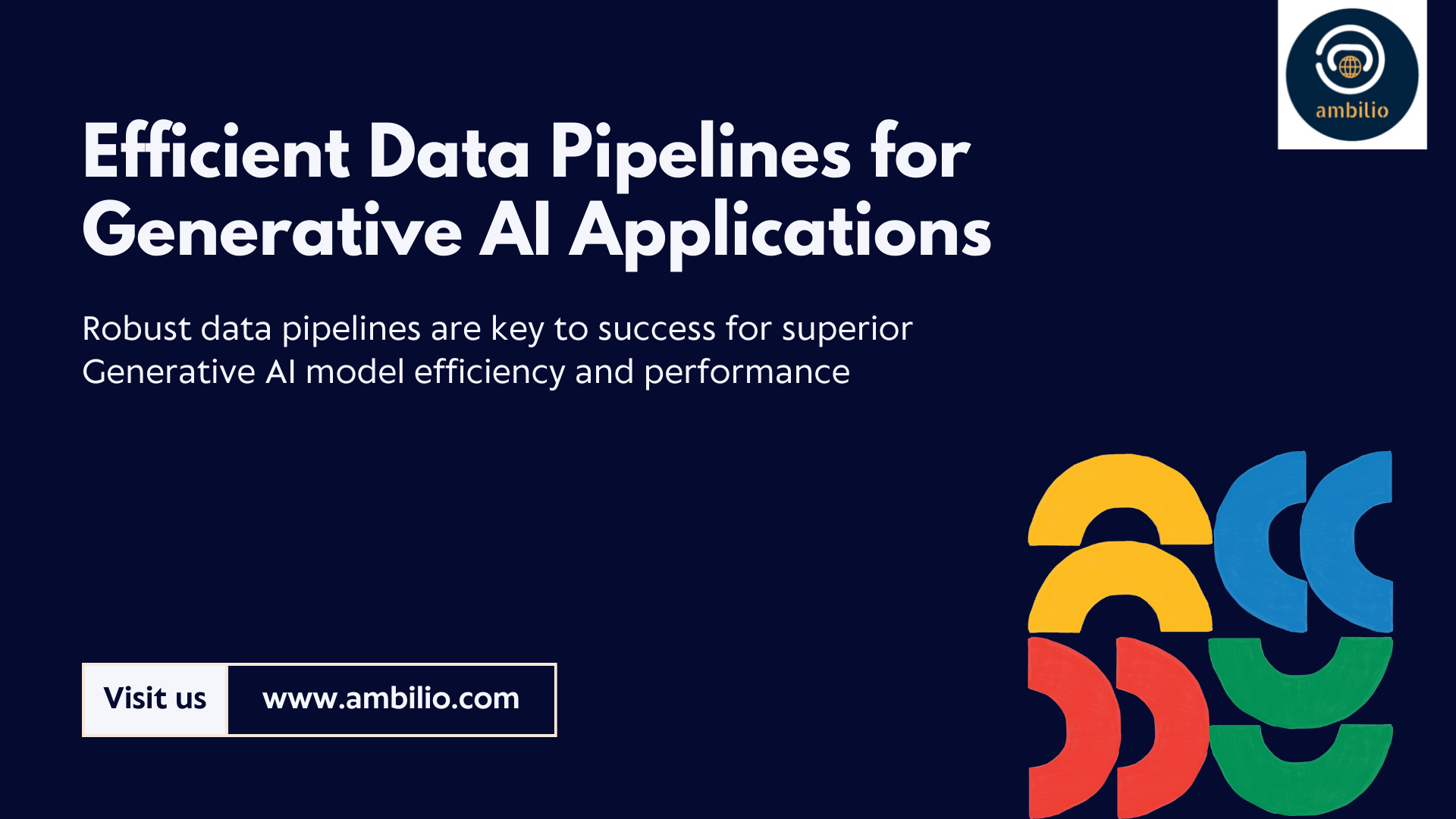 Efficient Data Pipelines for High-Performing Generative AI Applications