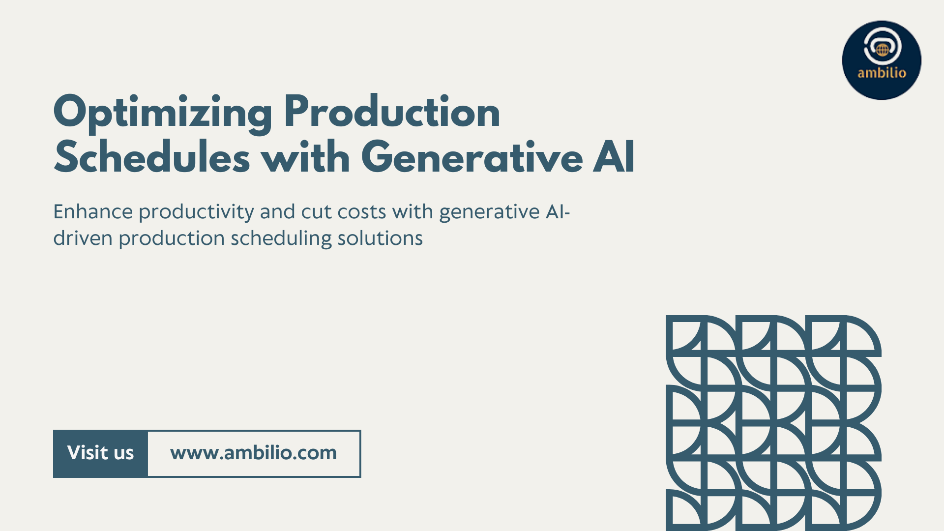 Optimizing Production Schedules