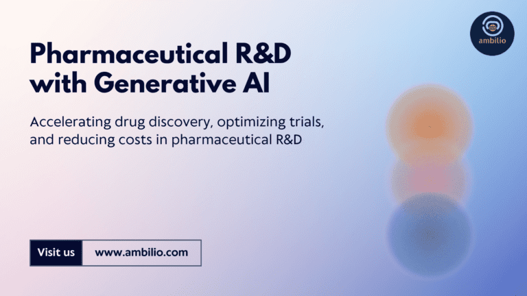 Pharmaceutical R&D with Generative AI