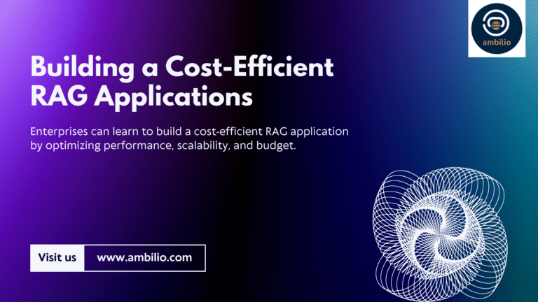 Building a Cost-Efficient RAG Applications